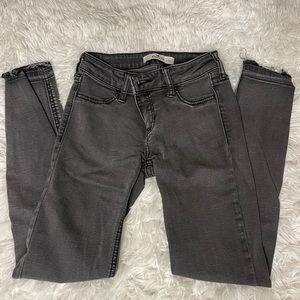 Hollister jeans. Size 0. Gray.
